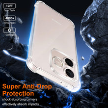 Carica l'immagine nel visualizzatore di Gallery, ZhuoFan Cover Chiaro per Honor 600 Lite 5G con 2 Pezzi Vetro Temperato, Custodia Trasparente TPU Morbido Silicone, [Anti