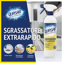 Carica l'immagine nel visualizzatore di Gallery, Quasar - Sgrassatore Extrarapido Profumo Limone 680ml