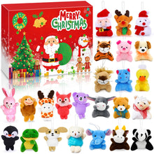 Carica l'immagine nel visualizzatore di Gallery, Chennyfun Calendario Dell'Avvento 2024, 24 Calendario Del Conto Alla Rovescia Dell'Avvento con 24 Carino Peluche,Decorazioni Natalizie, Compleanno, Regali Creativi a Sorpresa per Bambini e Bambine