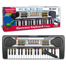 Carica l'immagine nel visualizzatore di Gallery, Bontempi | PlayKeys - Tastiera Giocattolo a 37 Tasti per Piccoli Musicisti con Passo Mini e Microfono, 425x160x50 mm