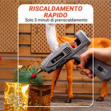 Carica l'immagine nel visualizzatore di Gallery, DEKO Pistola Colla a Caldo: 60/100 W Doppio Temperatura Pistola in Silicone con Una Blossa, Pistola Colla Calda con 25 C