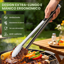 Carica l'immagine nel visualizzatore di Gallery, Pinze per grill, pinze da cucina extra lunghe da 17" (43cm,1PC)