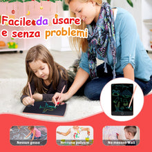 Carica l&#39;immagine nel visualizzatore di Gallery, Topfree 2 Pezzi Tavoletta Grafica LCD Scrittura Colorato 8,5Pollici, Lavagna da Disegno Cancellabile Portatile, Tavoletta Grafica per Giochi Bambini, Doodle Pad Con Pulsante
