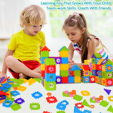 Carica l'immagine nel visualizzatore di Gallery, Blocchi da costruzione per bambini piccoli 160 pezzi Jumbo Toy Building Kits -Giocattoli STEM ad incastro