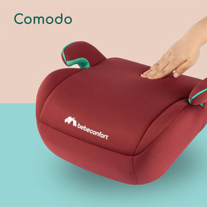 Bebeconfort Manga i-Safe Rialzo Auto, Alzatina auto per bambini 6-12 anni, 125-150 cm, Seggiolino auto leggero e compatto, Seduta imbottita, colore Full Sunset