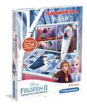 Carica l'immagine nel visualizzatore di Gallery, Clementoni Sapientino - Basic Frozen 2, Gioco Educativo Bambini 4-6 Anni, 200+ Quiz Interattivi con Penna Elettronica, Apprendimento di Forme, Colori e Numeri, Made in Italy, Lingua Italiana, 16237
