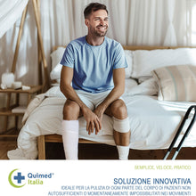 Carica l'immagine nel visualizzatore di Gallery, Manopole Saponate Monouso di alta qualità con detergente a pH fisiologico super delicato, Guanti Igiene Corpo Usa e Gett