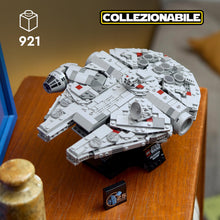 Carica l&#39;immagine nel visualizzatore di Gallery, LEGO Star Wars Millennium Falcon, Modellino da Costruire per Adulti, Kit Astronave da Collezione, Veicolo Arredamento Casa dal Film Una Nuova Speranza, Idee Regalo per Lui, Lei, Uomo o Donna 75375