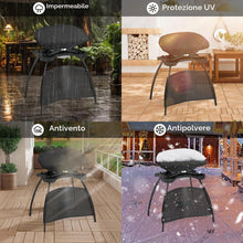 Carica l'immagine nel visualizzatore di Gallery, Onlyfire BBQ griglia a gas di Copertura per Barbecue per Weber Baby Q, Q100 Q120 e Q1000 gas griglie, nero