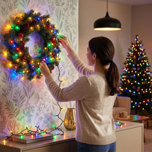 Carica l'immagine nel visualizzatore di Gallery, Catena luminosa con timer batteria per interni ed esterni, catena luminosa a batteria, 8 modalità, ideale per Natale, Ha
