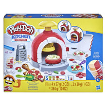 Carica l&#39;immagine nel visualizzatore di Gallery, Play-Doh Kitchen Creations - La Pizzeria, playset con 6 vasetti di Pasta modellabile e 8 Accessori