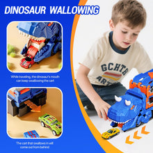Carica l'immagine nel visualizzatore di Gallery, Sternstunde Camion Giocattolo Per Bambini, Con 12 Auto Da Corsa Macchinine Per Bambini, Auto Giocattolo Portatile Camion