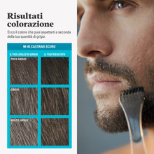 Carica l'immagine nel visualizzatore di Gallery, Just for men Per moustache e beard Black Brown Colour, Eliminates Grey for a Thicker and Fuller Look M45