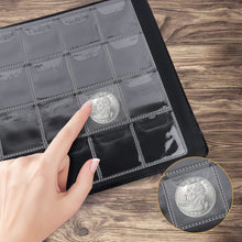 Carica l&#39;immagine nel visualizzatore di Gallery, talifoca Album della Collezione di Monete, 240 Tasche Raccoglitore per Collezionisti, Raccolta Album Libro, Porta Monete - Nero
