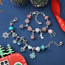 Carica l'immagine nel visualizzatore di Gallery, Calendario Avvento Braccialetti 2024, Calendario Avvento Gioielli 24 Giorni di Natale Conto Alla Rovescia Calendario Dell'avvento Fai da te Bracciale Fare Kit 22 Perline con Ciondoli 2 Braccialetti