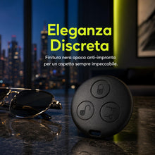 Carica l'immagine nel visualizzatore di Gallery, Guscio Chiave Smart Fortwo 3 Tasti ABS Nero 2 Pezzi Ricambio
