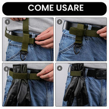 Carica l'immagine nel visualizzatore di Gallery, 2 Pezzi Porta Guanti Cinturone, Portaguanti Cinturone Fibbia, Nylon Guanto Supporto Clip per Guanti da Lavoro in Nylon, 