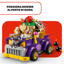 Carica l&#39;immagine nel visualizzatore di Gallery, LEGO Super Mario Pack di Espansione Il Bolide di Bowser, Giochi per Bambini da 8 Anni con Personaggio e Macchina Giocattolo da Collezione, Regalo per Gamer da Abbinare a Uno Starter Pack 71431