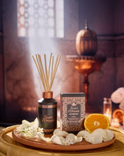 Carica l'immagine nel visualizzatore di Gallery, Tesori d'Oriente - Diffusore Hammam, Profumatore per Ambienti con Bastoncini, con Oli Essenziali dalle Note di Gelsomino