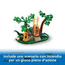 Carica l&#39;immagine nel visualizzatore di Gallery, LEGO City Aereo Antincendio, Giocattolo dei Vigili del Fuoco per Bambini e Bambine da 6 Anni in su, Aeroplano con Portellone Apribile Lancia Elementi Acqua, 3 Minifigure dei Pompieri e Jetpack 60413