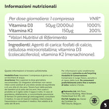 Carica l'immagine nel visualizzatore di Gallery, Nutravita Vitamina D3 K2 MK7-240 Compresse