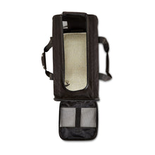 Carica l'immagine nel visualizzatore di Gallery, Amazon Basics Trasportino Morbido per Cani,Gatti - Grande, Nero, L 50 x P 26 x H 28 cm