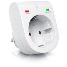 Carica l'immagine nel visualizzatore di Gallery, Arendo - Presa di protezione anti sbalzi di tensione - Antifulmine - fino a 3500 W - IP 20 - Sicura prese integrata - Co