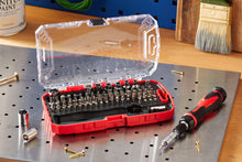 Carica l'immagine nel visualizzatore di Gallery, Amazon Basics Set di chiavi a cricchetto magnetiche e cacciaviti di precisione per elettronica, 73 unità, confezione da 