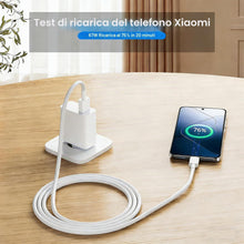 Carica l'immagine nel visualizzatore di Gallery, Caricabatteria rapida 67W USB Adattatore,compatibile con Xiaomi