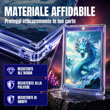 Carica l'immagine nel visualizzatore di Gallery, Wigearss 10 Pezzi 35PT Carte Cornici Acriliche Magnetiche Trasparente Protezione UV Custodie per Carte Magic, MTG, Sport