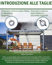 Carica l'immagine nel visualizzatore di Gallery, FoundGo 2x1m Telo Impermeabile Esterno Trasparente [420g/m² 0.35mm] Telone Trasparente per Esterni con Occhielli Imperme