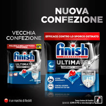 Carica l'immagine nel visualizzatore di Gallery, Finish Ultimate Infinity Shine Pastiglie Lavastoviglie, 100 Capsule Lavastoviglie al Limone, Pastiglie per Lavastoviglie contro lo Sporco e i Residui Incrostati