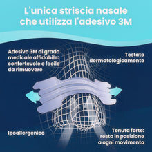Carica l'immagine nel visualizzatore di Gallery, Breathe Right Cerottini Nasali Trasparenti - Strisce Nasali Invisibili per Respirazione Libera, Sollievo da Naso Chiuso 