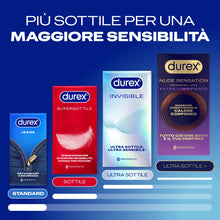 Carica l'immagine nel visualizzatore di Gallery, Durex Nude Sensation Extra Lube, Preservativi Ultra Sottili, Extra Lubrificati, 18 Profillatici