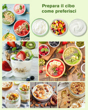 Carica l'immagine nel visualizzatore di Gallery, Muesli Cup da Asporto, 450 ml + 250 ml, Porta Yogurt, Coppetta per Cereali da Asporto a Tenuta Stagna con Cucchiaio e Co
