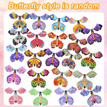 Carica l'immagine nel visualizzatore di Gallery, 30 Giocattoli magici a Farfalla, Biglietto a Forma di Farfalla, Magic Flying Butterfly Card Wind up Butterfly Bambini Re