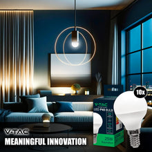 Carica l'immagine nel visualizzatore di Gallery, V-TAC 10x Lampadine LED P45 Massima Efficienza - E14-3,7W (Equivalenti a 25W) - 320 Lumen - Lampadina LED Pallina da Gol