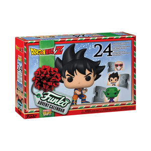 Funko Advent Calendar: Dragon Ball Z - Goku - 24 Giorni di Sorprese - Mini Figura in Vinile da Colleziones - Mystery Box - Idea Regalo - di Natale per Ragazze, Ragazzi e Bambini - Christmas Countdown