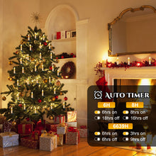 Carica l'immagine nel visualizzatore di Gallery, A.bigwhale Catena di Candele 30 LED, Luci a Candela per Albero di Natale con Spina Rete, Catena luminosa Interni Illumin