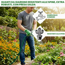 Carica l'immagine nel visualizzatore di Gallery, WFX Guanti da lavoro in pelle da giardinaggio, traspiranti, a prova di spine, resistenti guanti da giardinaggio da donna