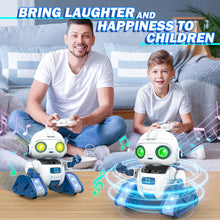 Carica l'immagine nel visualizzatore di Gallery, Ophy Robot Bambini, Funzione di Proiezione Innovativa, Robot Telecomandato con Controllo Gestuale, Occhi a LED, Musica, Robot Giocattoli per bambini e bambine di 3 4 5 6 7 8 9 10 11 12 anni