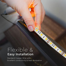Carica l'immagine nel visualizzatore di Gallery, V-TAC Striscia Led da Esterno IP65 Impermeabile 11W - 5 Metri di Lunghezza - SMD 5050 Alta Luminosità - Strisce Led - Strip Adesiva e Copertura in Silicone - 12 Volt - Luce 4000K Bianco Naturale