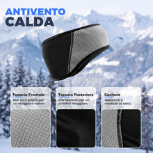 Carica l'immagine nel visualizzatore di Gallery, ROCKBROS Fascia Paraorecchie Invernale Sportiva Termica in Pile Polar Fleece Taglia Unica Uomo Donna