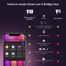 Carica l'immagine nel visualizzatore di Gallery, Philips Hue Sferetta Smart LED E14