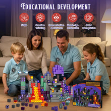 Carica l'immagine nel visualizzatore di Gallery, ECHOBUY Costruzioni Magnetiche, 100 Pezzi Giochi Cubi Magnetici, Blocchi Magnetic per Bambini Magnetic Building Blocks dai 3+ Giocattoli Montessori STEM Regali per Ragazzi e Ragazze
