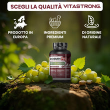 Carica l'immagine nel visualizzatore di Gallery, Diosmina PRO Vitastrong, Complex Vegan Diosmina Micronizzata, Flavonoidi, ENOVITA (Vite Rossa Integratore) Centella Asia