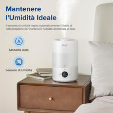 Carica l&#39;immagine nel visualizzatore di Gallery, LEVOIT Umidificatore Ambiente Smart Top-Fill Dual 200S, 3L, Umidificatore Ultrasuoni a Nebbia Fredda per Bambini/Piante Dura da 25H, ≤28dB Silenzioso Auto Modo con Oli Essenziali, Timer