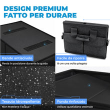 Carica l'immagine nel visualizzatore di Gallery, Organizer Bagagliaio Auto Pieghevole Antiscivolo Verde