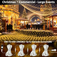 Carica l'immagine nel visualizzatore di Gallery, Cozymeow Rete Tenda Luminosa 3x2M 204 LED Rete Luci con Spina