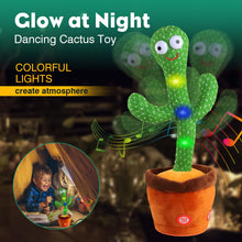 Carica l&#39;immagine nel visualizzatore di Gallery, Giocattoli Bambino Cactus Ballerino Ripete Balla Parlante Danzante Funny Talking Che Ripete Quello Che Dici Peluche Cactus Parlante Interattivo Bambina Ragazzo Natalizi Per Bambini Con 120 Canzoni